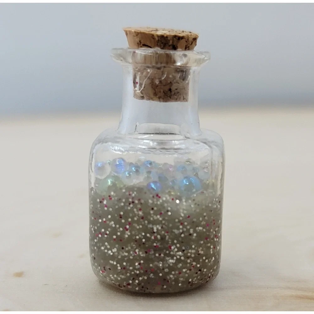 1:12 1:6‎ Miniature Dollhouse Potion Bottle Scientist Halloween Decor Jar Witch